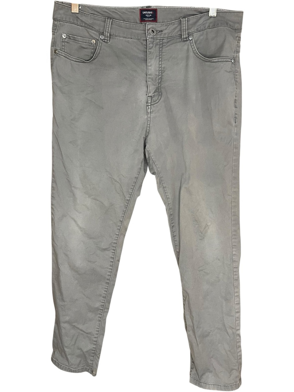 UNTUCKit 5-Pocket Chino Slim Fit Pants in Gray